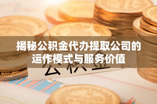 乐平揭秘公积金代办提取公司的运作模式与服务价值