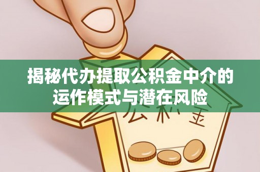 乐平揭秘代办提取公积金中介的运作模式与潜在风险