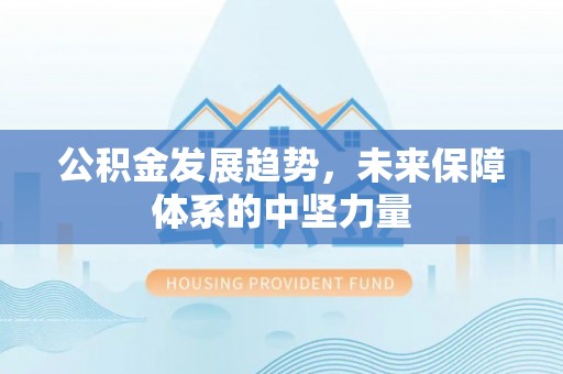 乐平公积金发展趋势，未来保障体系的中坚力量
