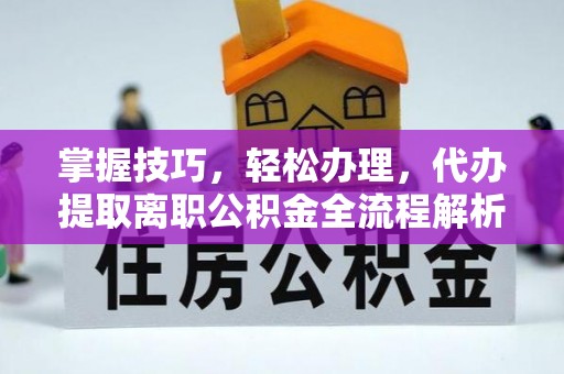 乐平掌握技巧，轻松办理，代办提取离职公积金全流程解析