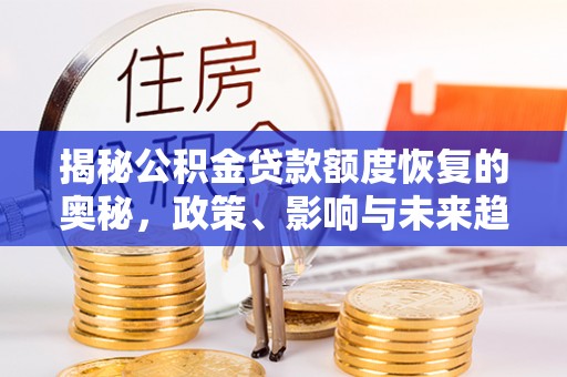 乐平揭秘公积金贷款额度恢复的奥秘，政策、影响与未来趋势